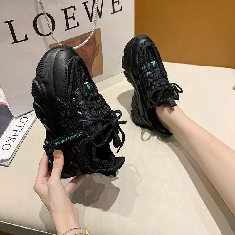 
 2021 New Fashion Women Sneakers Autumn Vulcanized Shoes Casual Sport Shoes lightweight Breathable Flat Sneakers Tennis Feminino  