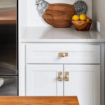 Goo-Ki 052 UBR Long Back Plate Cabinet Pulls Zinc Alloy Rectangular Back Plate Handle for Kitchen Drawers G015