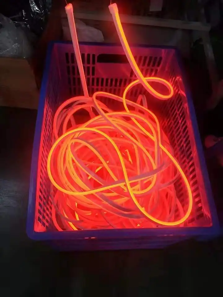 Neon Flex 12v Red Pink Orange Ice Blue Rgb 6*12mm Cut Silicone Led Neon