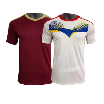 Hot selling Premium 2024 2025 Venezuela Jersey Red and white home and away football shirt custom LOGO and digital printing