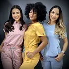 Scrubs Woman Uniforms Best Selling Spandex Breathable Female Medical Scrubs Sets Wholesale Manufacture Uniform For Women Soft Fabric Nurse Scrubs