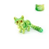 Lindo gato de 16 cm (verde de ensueño)