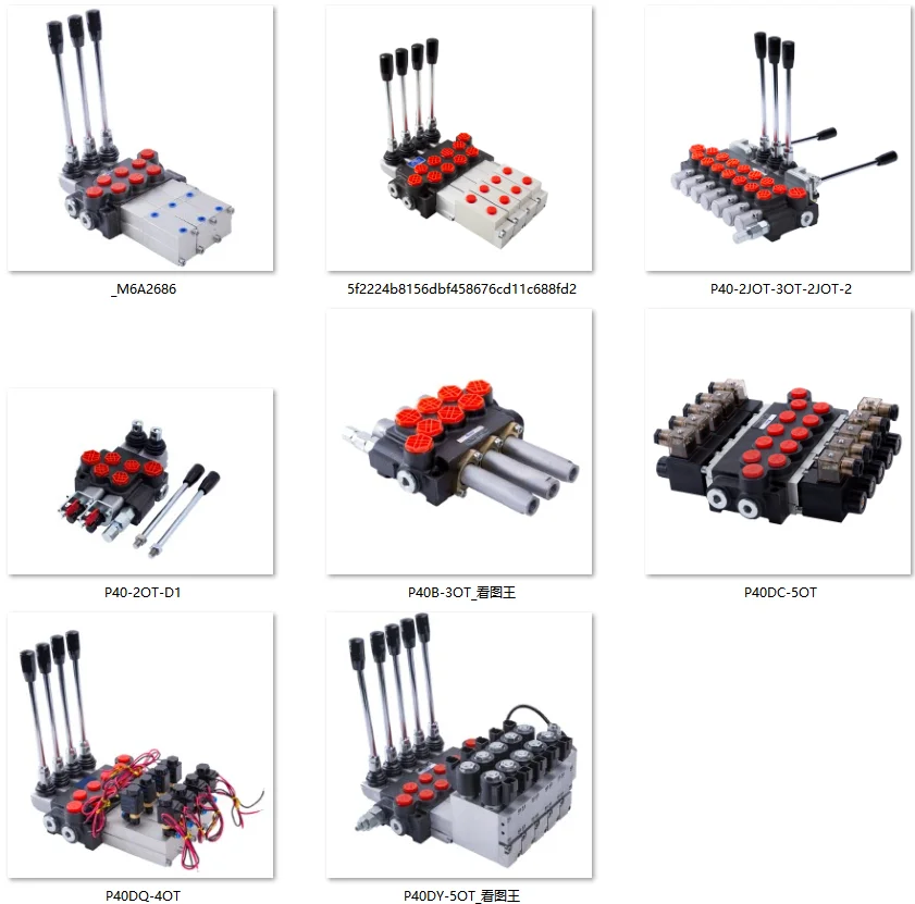 Manual Valve Double Active Hydraulic Multiple Directional Control ...