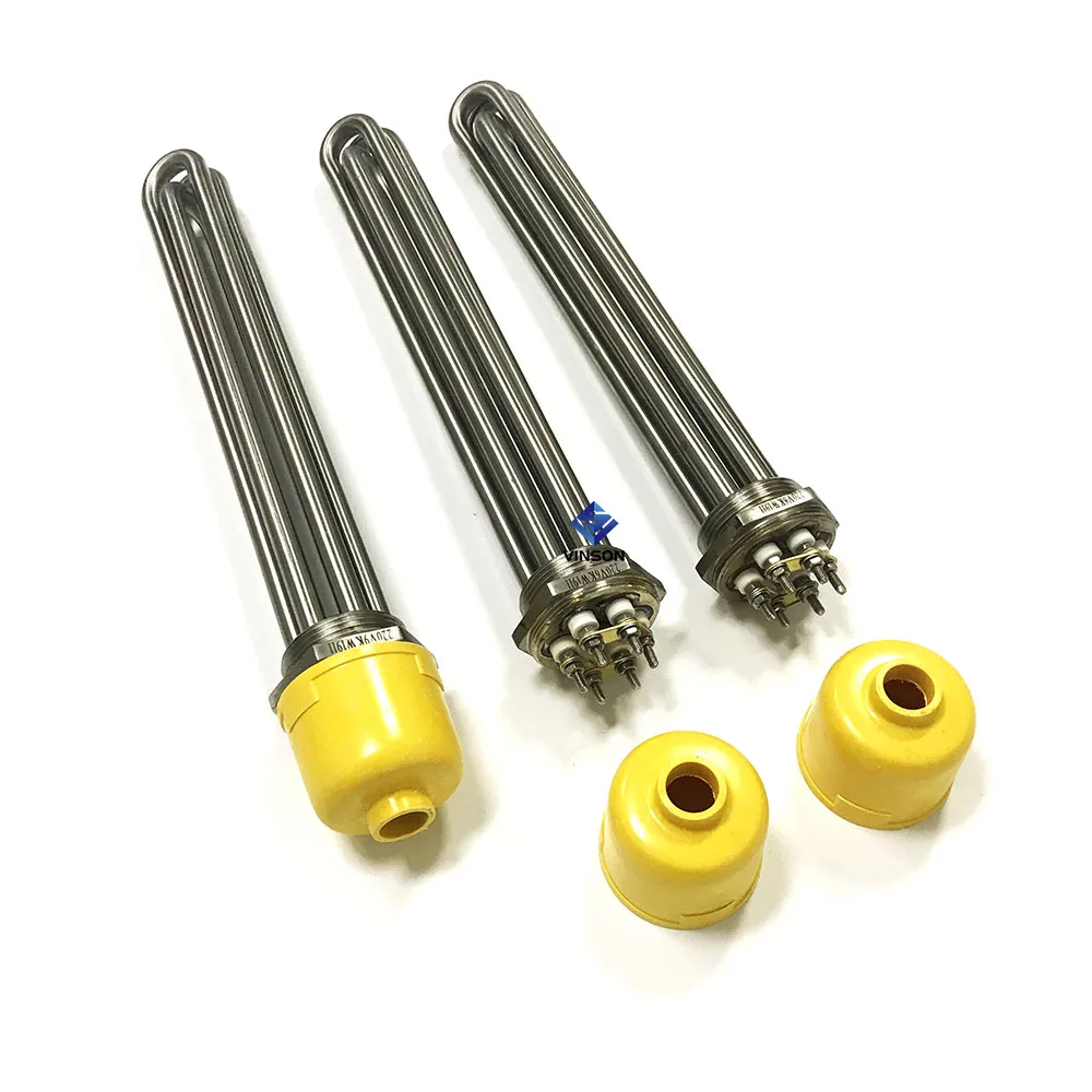 220v/380v 9kw Electrical Immersion Heater Element Replacement Water Heater  Resistance With 1/4