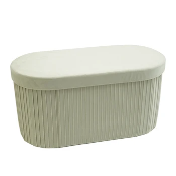 High Quality Household Furniture Folding Storage Ottoman Stool Ottoman Bench