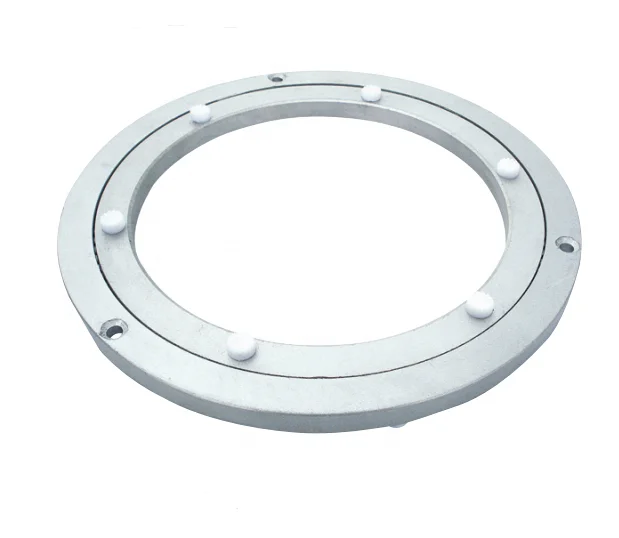 Round Rotating Turntable aus Aluminum Alloy for Lazy Susan Bearing Dining Table 