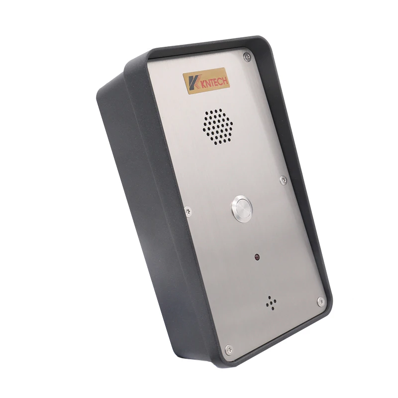 KNTECH Wall-Mounted IP Intercom Stainless Steel Waterproof Handsfree Corded Door Phone