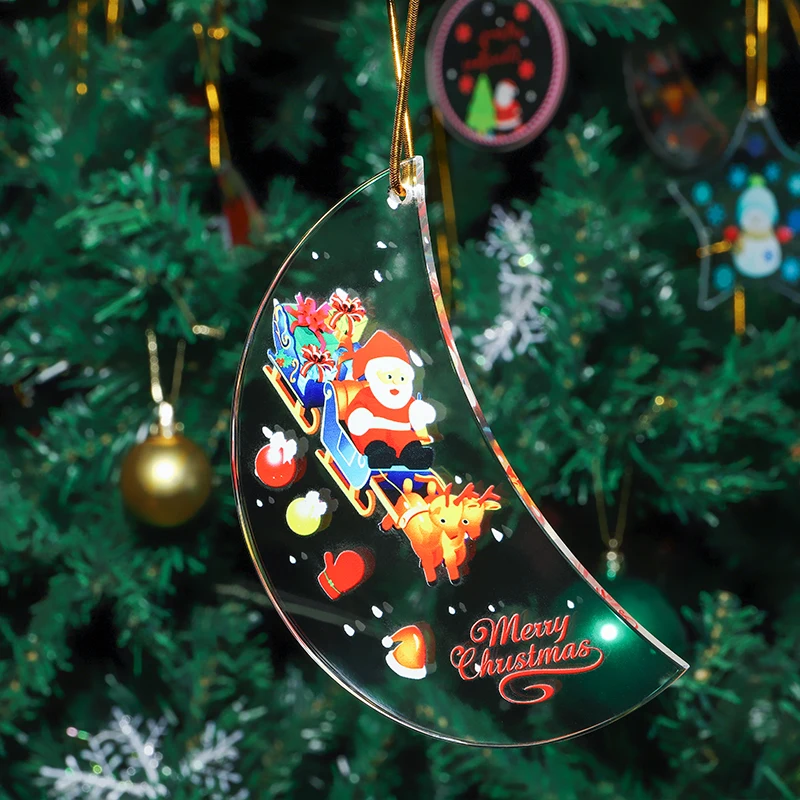 product xqgj 004 hot selling crystal moon shape hanging christmas tree decoration ornament for christmas gift-40