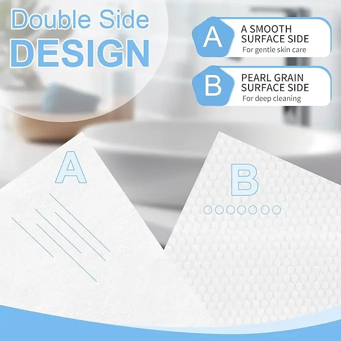 product disposable towels super soft  thick face cloths for sensitive skin makeup remover dry wipes face drying towels for skin care833-2