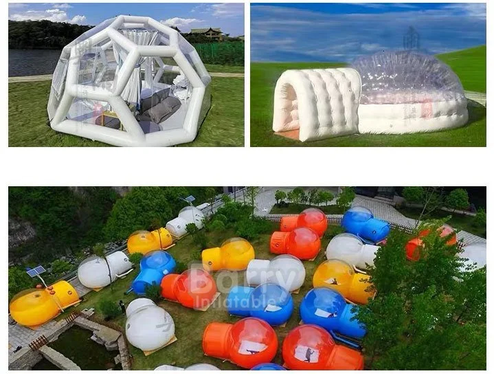 Party Rental Bubble Balloon House With Tunnel Inflatable Bubble