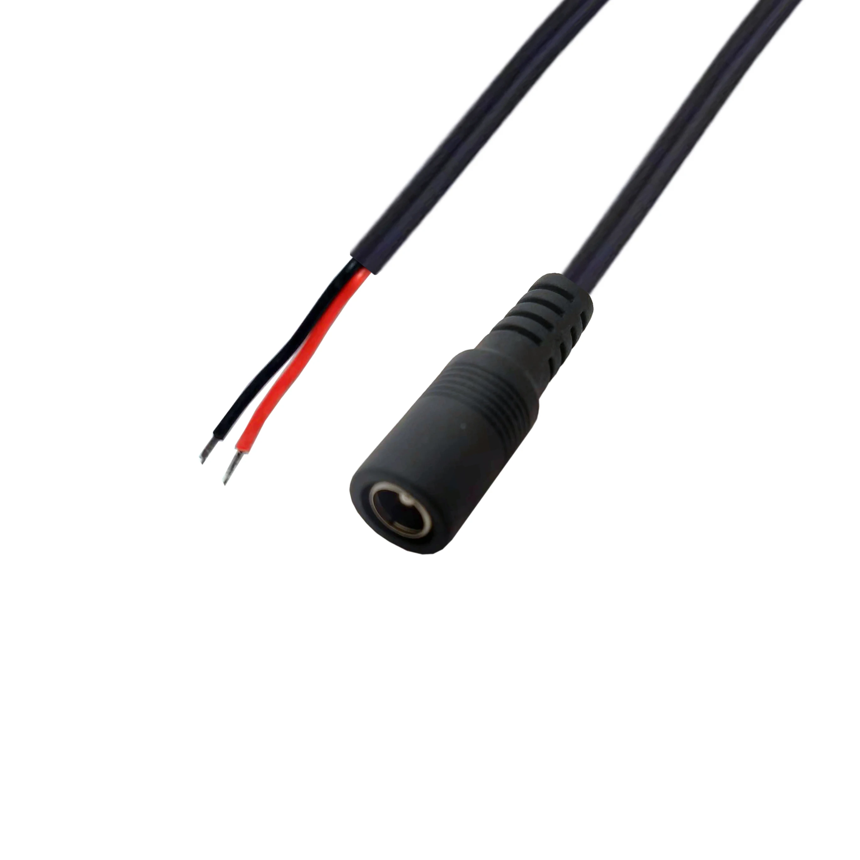 product dc 5521 mm male or female jack to open end wire cable dc 5525mm female plug connector-2