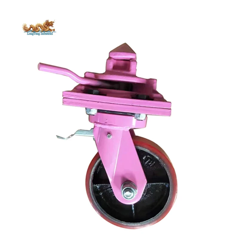 3 Ton Single Wheel Shipping Container Caster Wheel Castor Wheels with Twist Lock