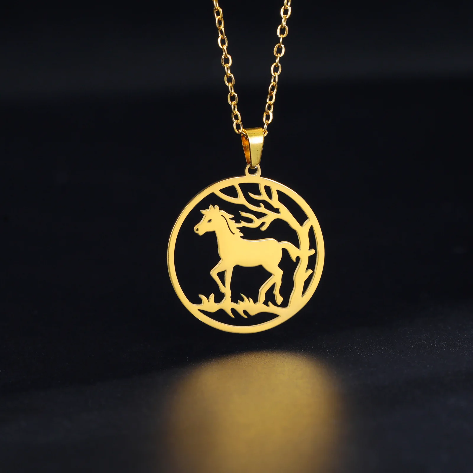 Horse Pendant Necklace