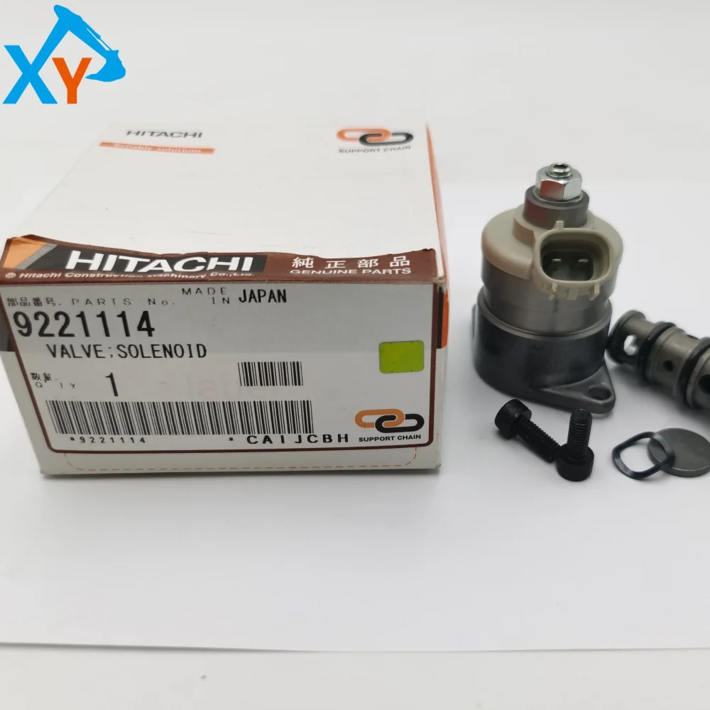 Original Excavator Parts - Pilot Solenoid Valve for ZX160, ZX210W