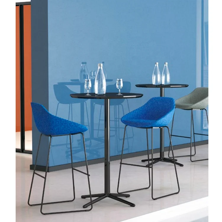 Nordic Creative Home Simple Modern Dining Chair Fabric Designer Iron Backrest Sales Department Leisure Negotiation Chair