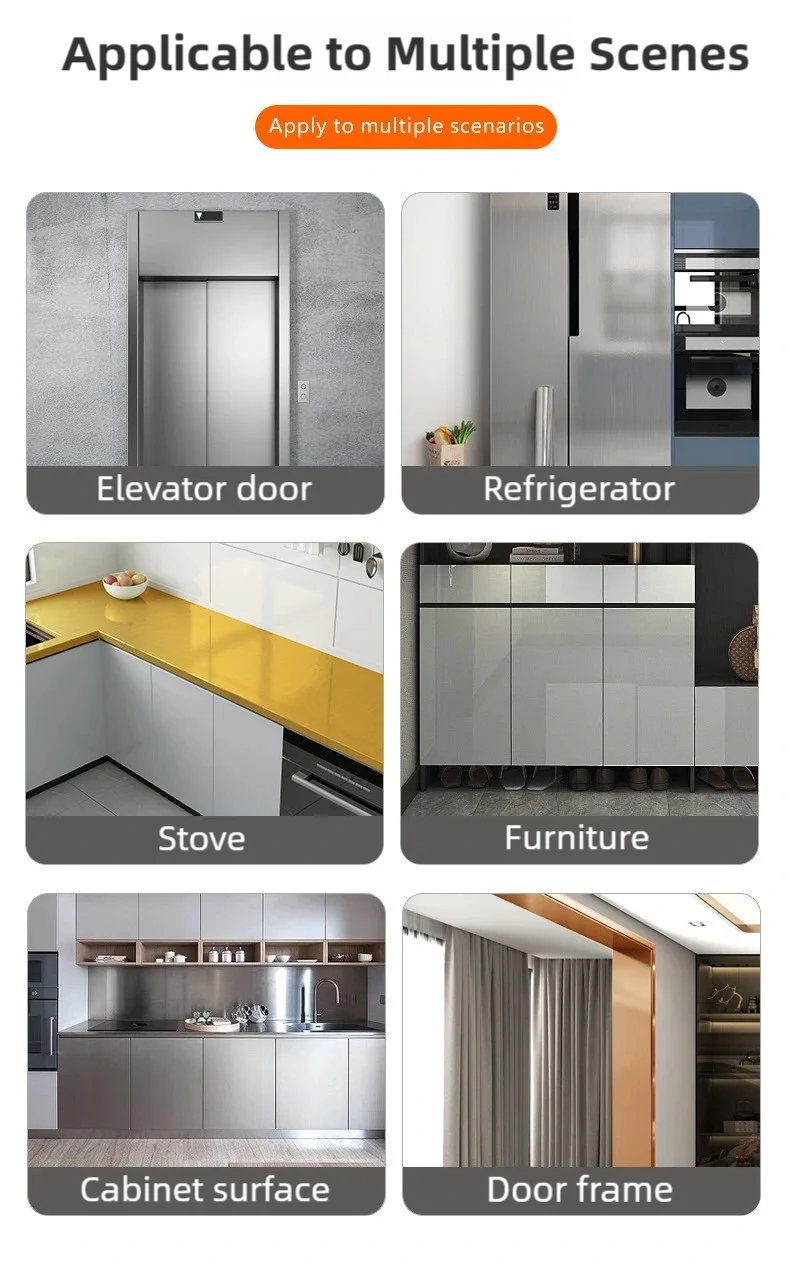 Brushed Metal Golden Tape Wall Floor Self Adhesive Sewing Tape Golden Color Golden Tape for Wall Decoration3