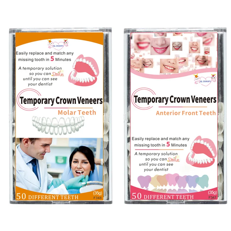 Kit De 100 Facettes Dentaires Temporaires - Blanchiment Des Dents De Devant - Neuf