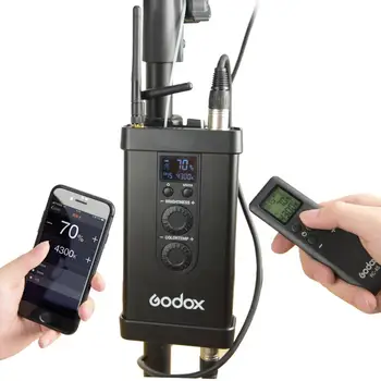 Godox FL150R 150W Flexible LED Video Light Rollable Cloth Lamp with Controller + Remote Control + X-shape Support +Mobile APP detail image