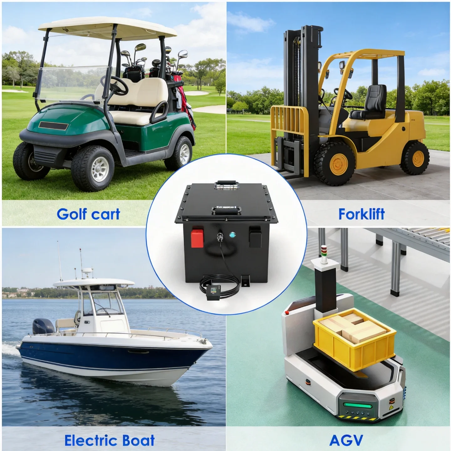 100ah 160ah lithium ion battery 48v golf carts battery can rs485 bluetooth electric vehicle battery-13