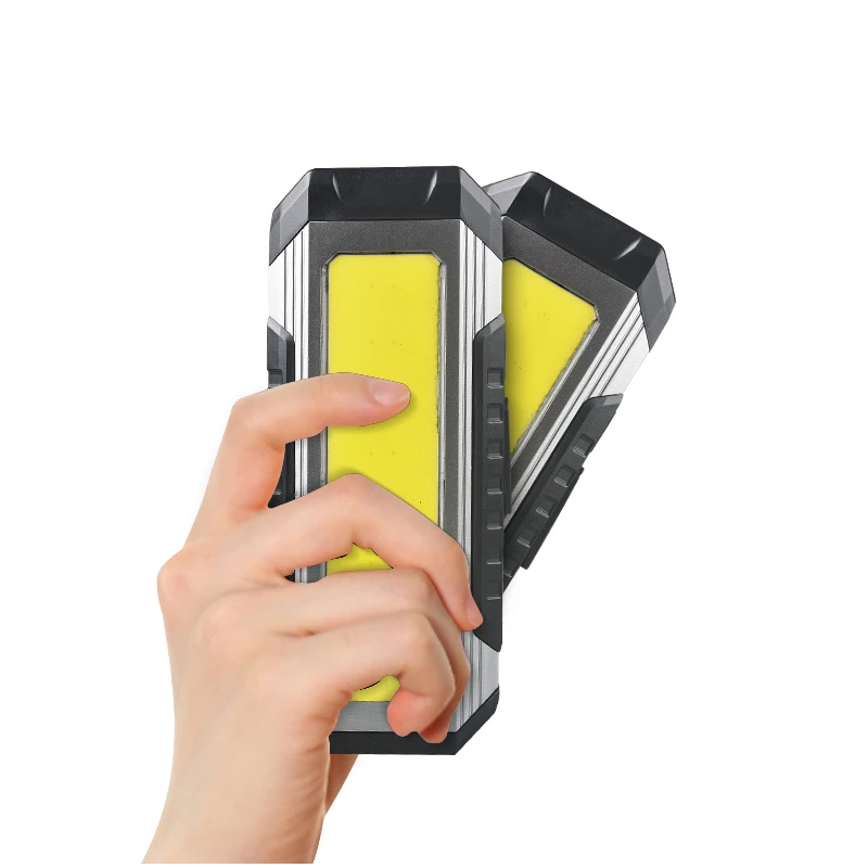 Multifunctional LED Work Light COB Foldable Portable Inspection Light USB Charging with Magnet for Outdoor Camping