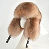 Golden fox fur