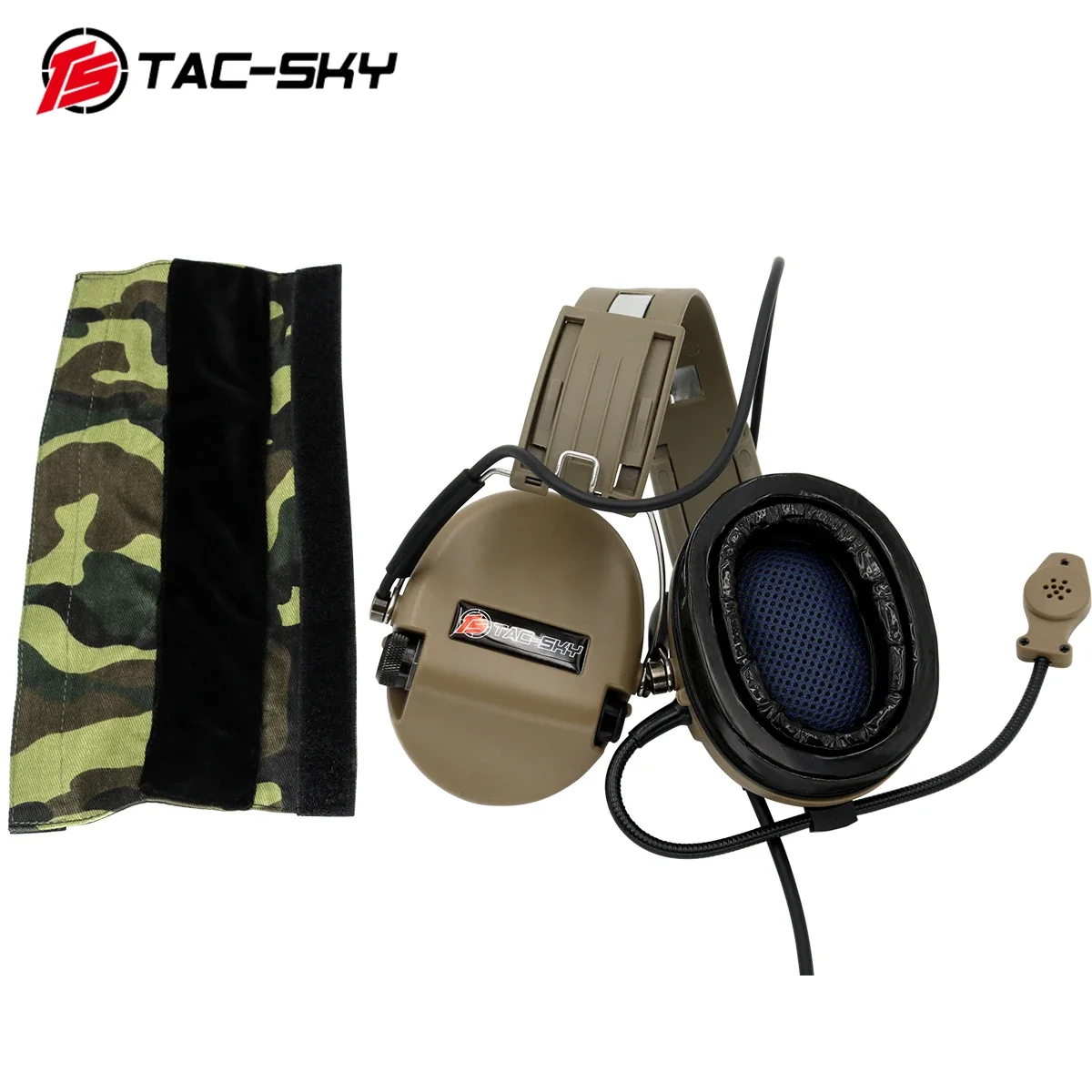 Ts Tacsky Sordin Tactical Headset Electronic Shooting Earmuffs With