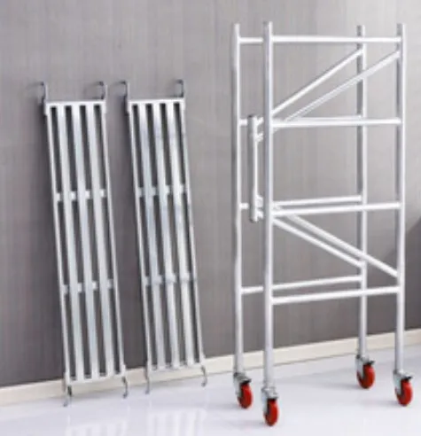 1.5m Portable Ladder Frame Scaffold h Frame Scaffolds Mobile Steel Folding Quick Scaffolding for House Painting