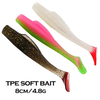 CHEERY 80mm TPE Artificial Soft Bait 4.8g Floating Water Insect Lure 6pcs ABS Material for Carp Pike Perch Zander Cod – Soft Lure – view 5