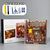 libro mágico casa-cubierta de polvo-pegamento para herramientas