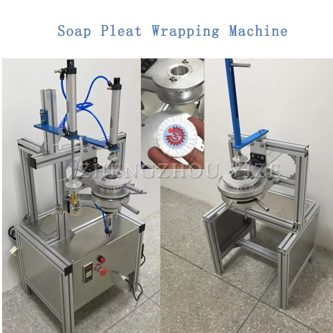 Manual Hotel Soap Pleat Paper Wrapping Packaging Machine Automatic Toilet Stretch Film Soap Packing Wrapper Machine Price