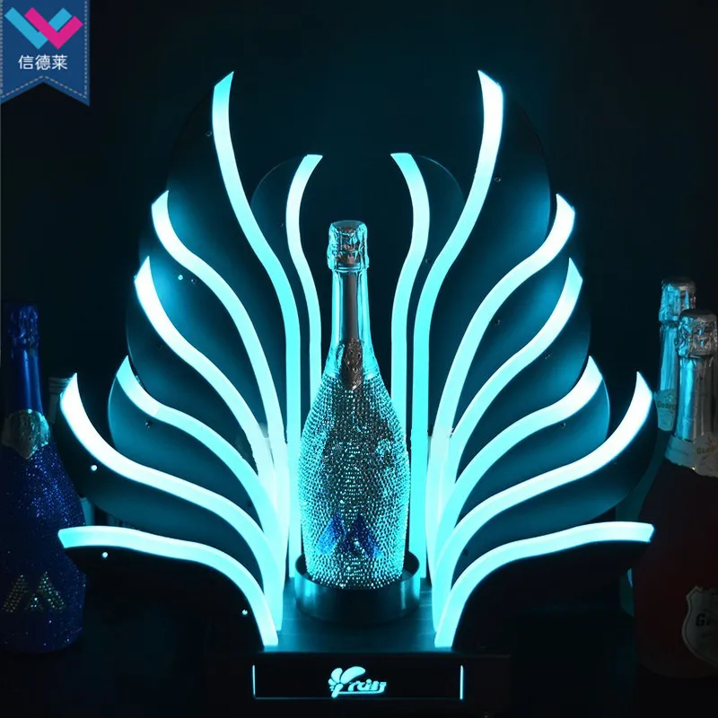 Bling Peacock Wine Bottle Beverage Insulator Hugger JMK1150LITERK