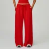 Pantaloni larghi rossi