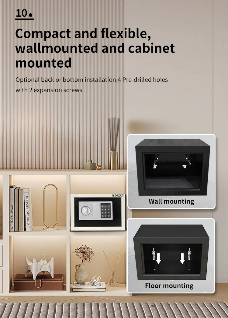 CEQSAFE Malaysia Timed With Key Cabinet Deposit in Wallet Combination Lock Safety Mini Safe Box details