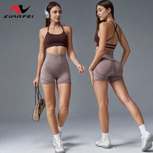 High Waist Gym Scrunch Butt Seamless Womens Clothing Durable Stretchy Fitness Wear Yoga Leggings