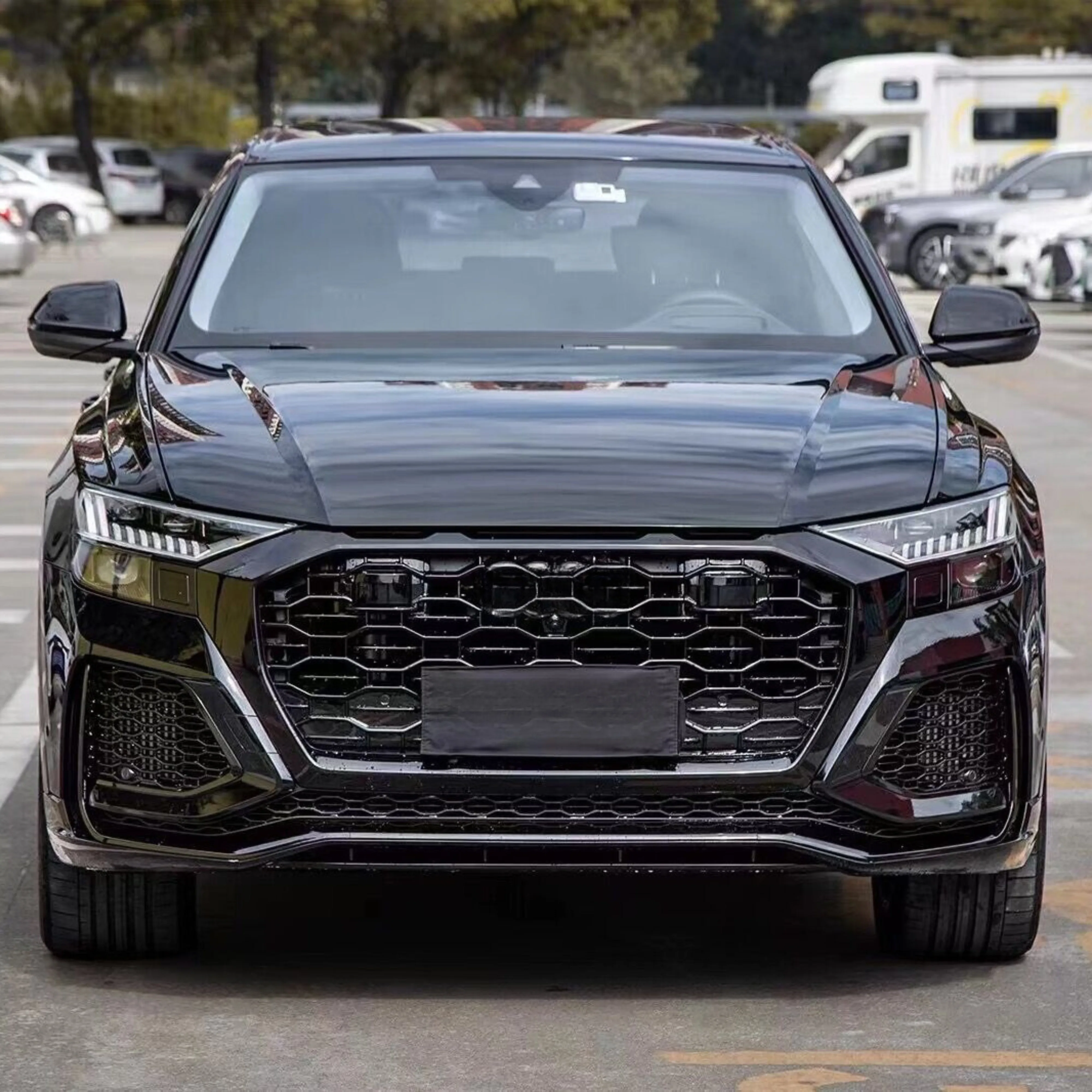 Q8 Rsq8 Full Body Kit Audi Q8 2020 Front Bumper With Grille Car Kit 4m0 ...