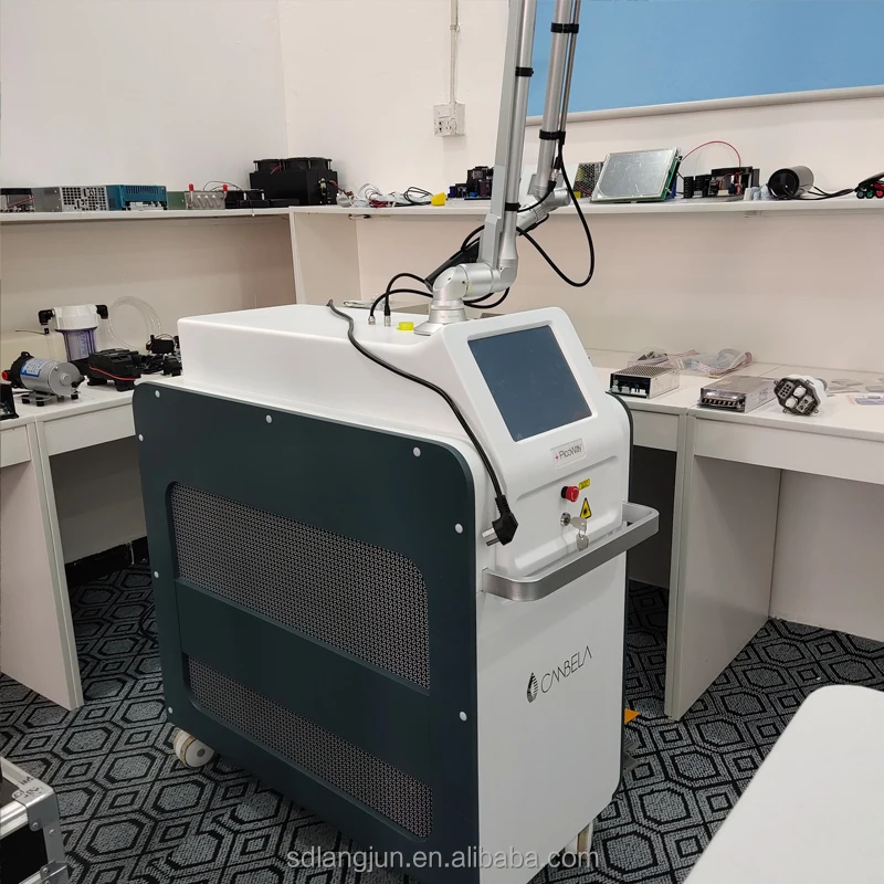 2021 высокой мощности питьевой 532nm 755nm 1064nm пикосекундных лазерная машина для удаления татуировки цена