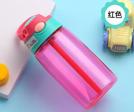 AOHEA Hot Sell Bottle for Kids Plastic Water Bottle Cute BPA Free drink Bottle Cartoon supplier