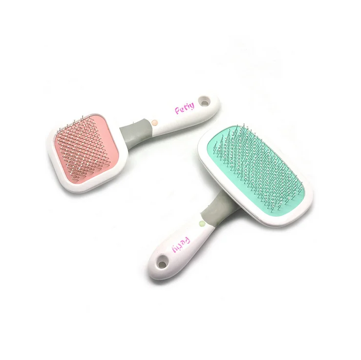 Стальная игольчатая расческа для собак, кошек, кистей, собак, гребень, массаж, инструменты для ухода, щетка для домашних