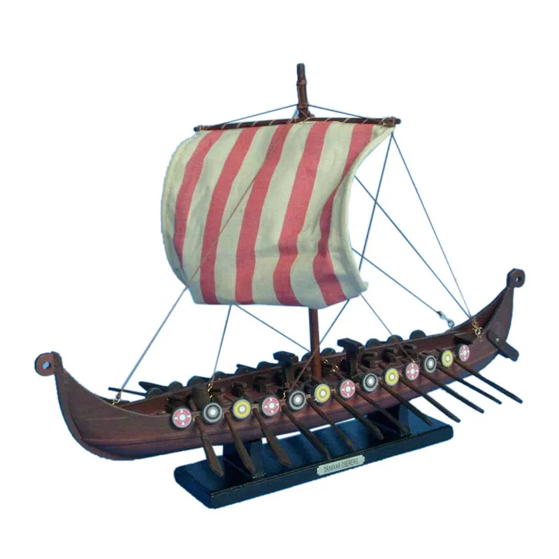Wooden Norway DRAKKAR OSEBERG Viking Ship Model Sailing Boat Nautical Souvenir Navy Promotional Gift Maritime Home Decoration
