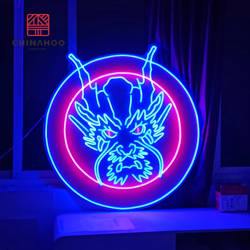 globaal kwaadaardig bovenstaand Indoor Advertising Blue Neon Wall Mounted Art Diy Led Custom Made Dragon  Flex Neon Sign - Buy Custom Neon Sign,Neon Dragon,Neon Sign Dragon Product  on Alibaba.com