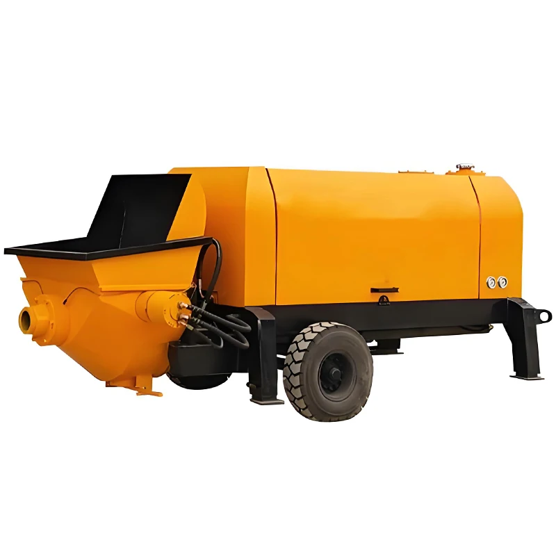Remote Control Toy Mobile Small Concrete Mixer Pump Inclined Concrete Transfer Pump for Sale in Philippines