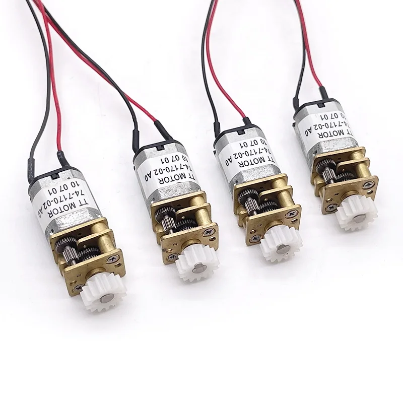 High Torque 720RPM Electric DC Micro Mini Small GM12 Brushed Spur Gearbox 12mm 5V N20 Gear Motor