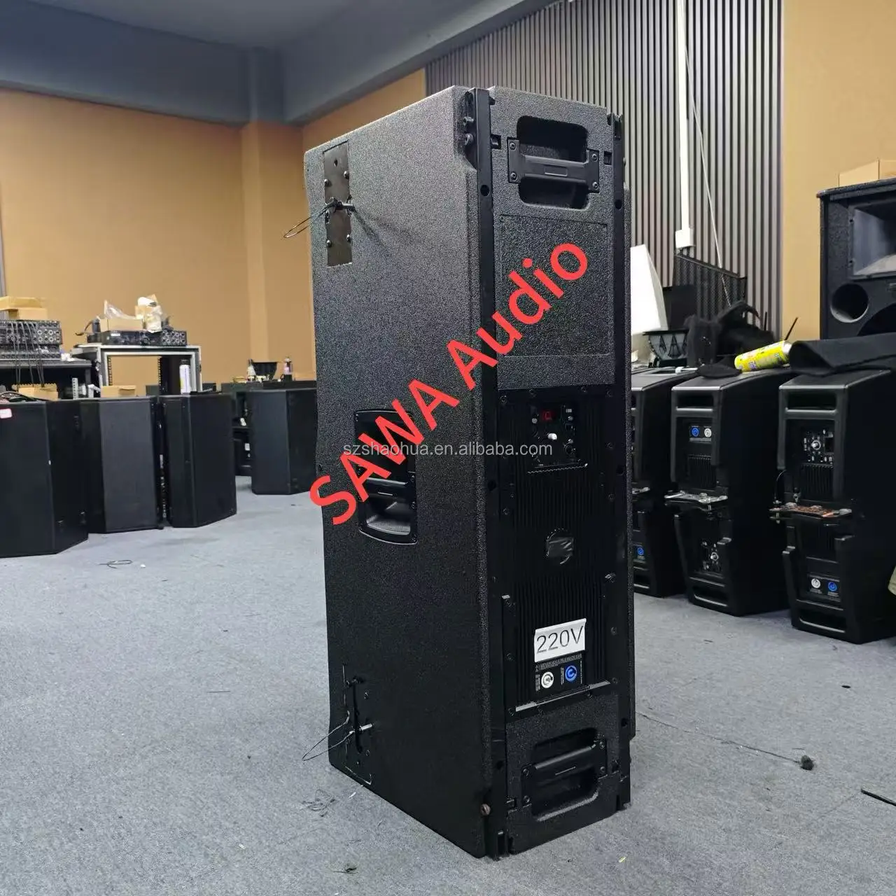 音楽寅 BOX TTL 6-A Dual 12 Inch 3 Ways Active Line Array Speaker Module