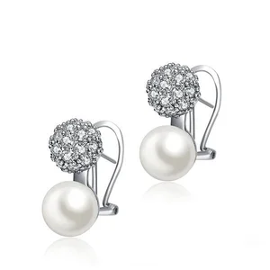Keiyue 2026 Latest Design of Freshwater Philippines Pearl Drop Earrings Jewelry Luxury Silver Plated 925 Copper
