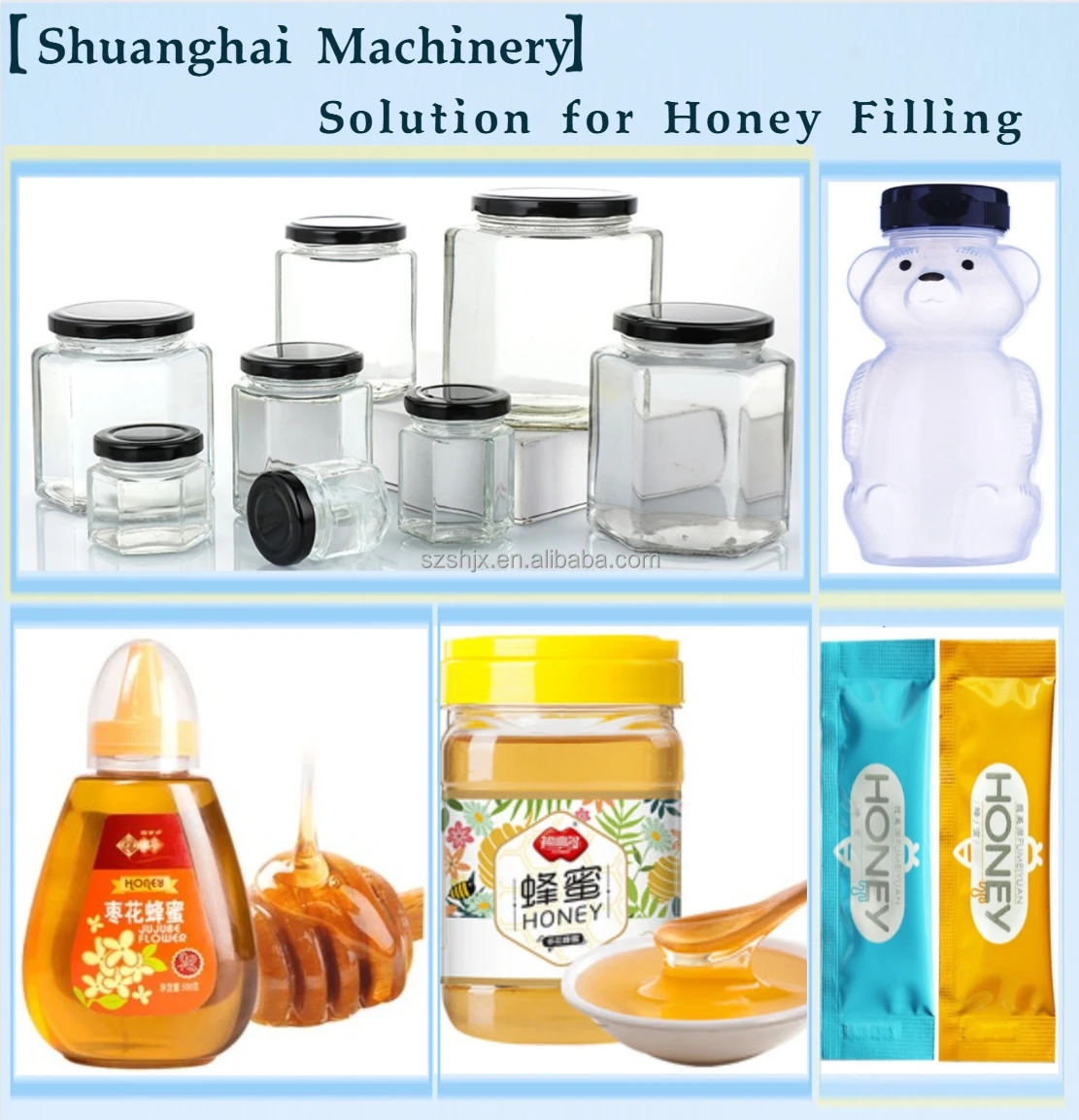 Automatic Food Bottles and Jars Filling and Capping Line for Chili Sauce, Honey, Ketchup, Peanut Butter, Jam factory