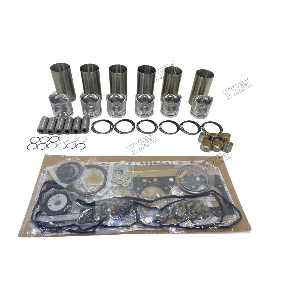 6D107 Overhaul Kit With Gasket Set Fits for Komatsu Universal Engine Parts 5