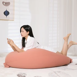 2021 New Design Ellipse Spandex Bean Bag Living room chair Large Bean Bag Sofa NO 4