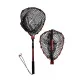 Red 2-section folding black 30 silicone net