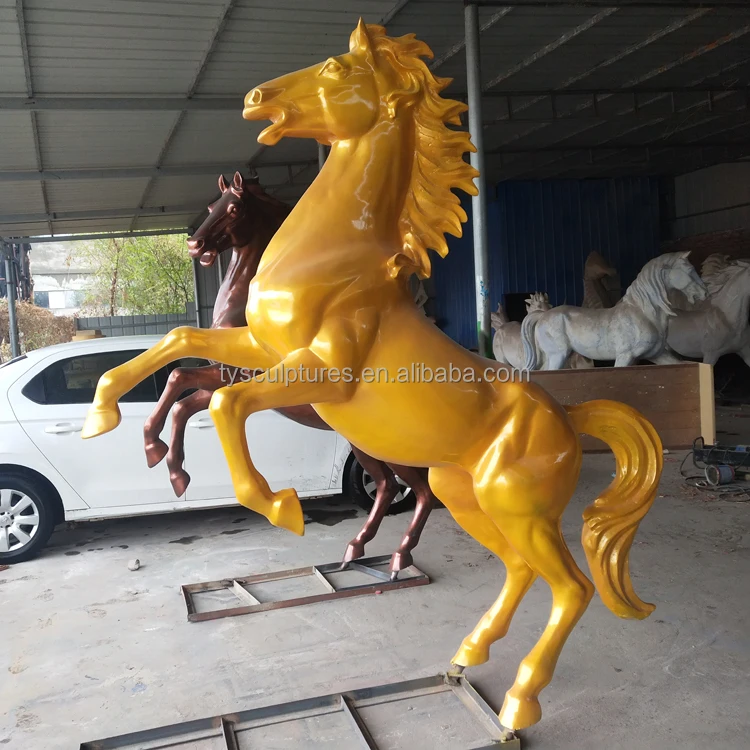 Life Size Fiberglass Resin Horse Statue Sculpture For Sale Buy Life