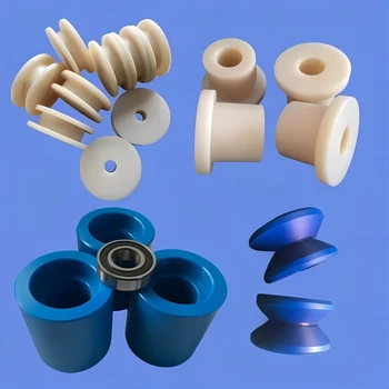 V-Belt Type Non-Standard Industrial Wheel Pulley Metal Core with Nylon Plastic Belt Idler Pulley Manufacture